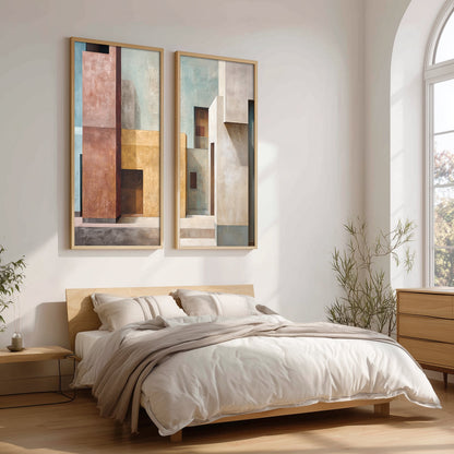 Abstract Artwork Set in a Lifestyle Setting