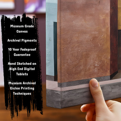 Information about Abstract Canvas Art Print