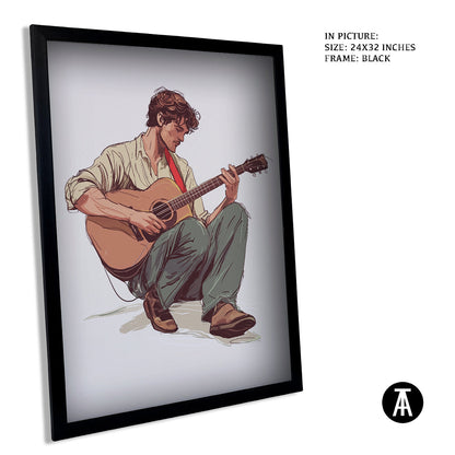 Artwork in Metal Earling Silver Frame