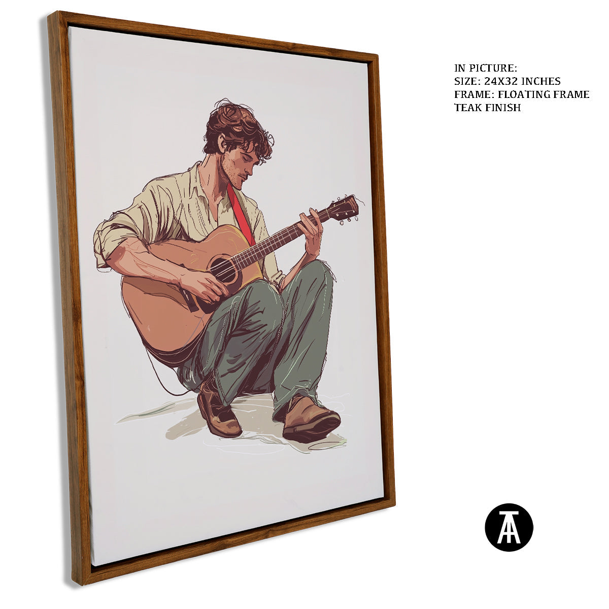 Artwork in Floating Frame