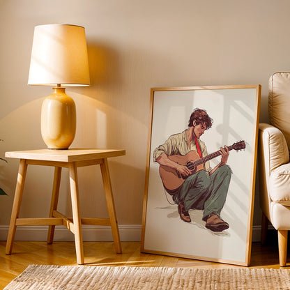 Minimalist Artwork in a Lifestyle Setting