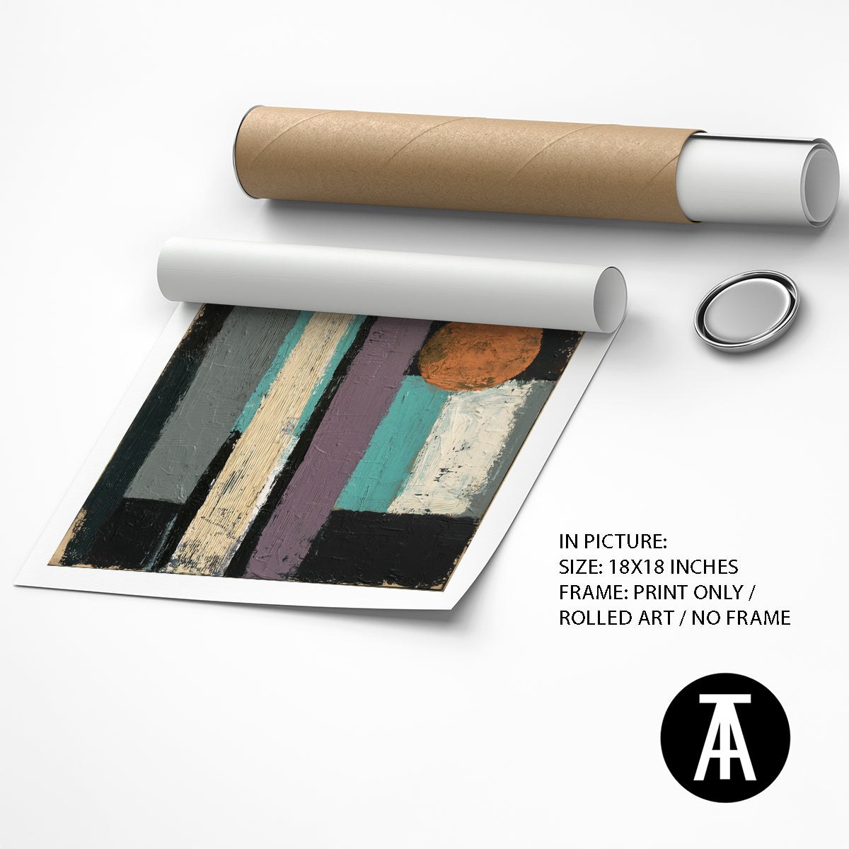 Artwork as Print Only / Rolled Art