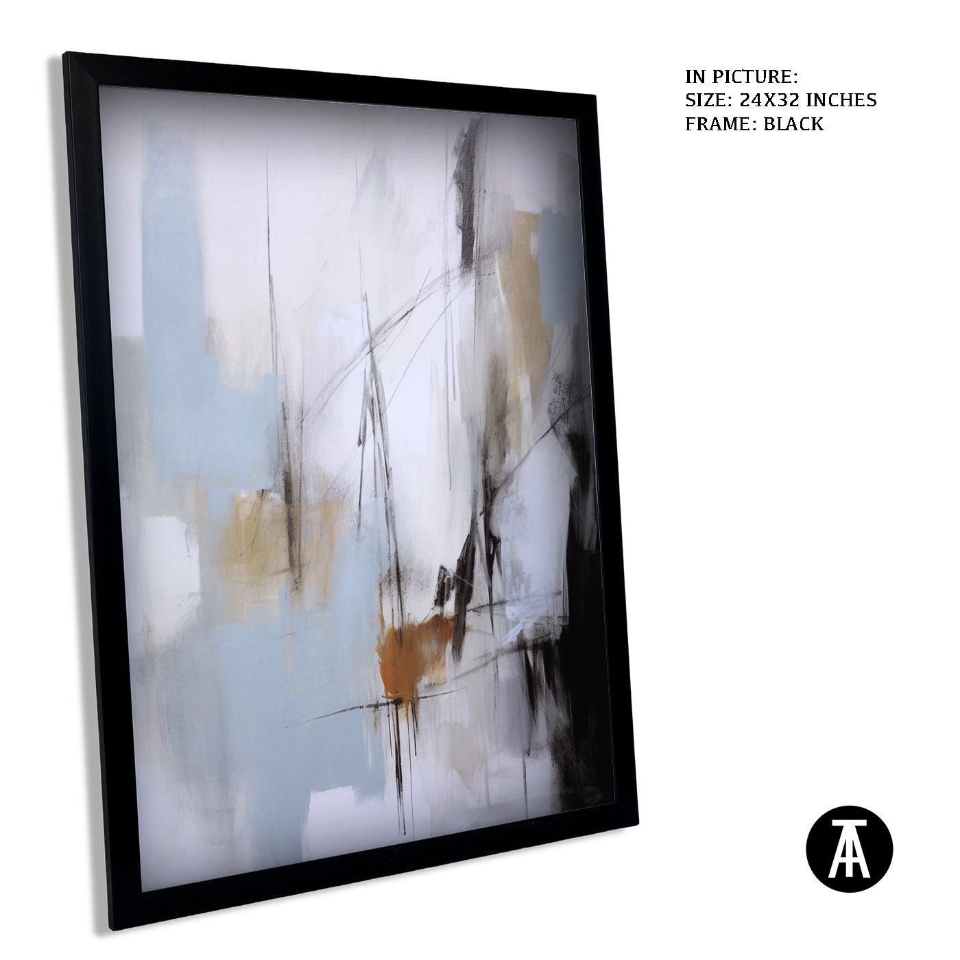 Artwork in Metal Earling Silver Frame