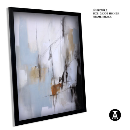 Artwork in Metal Earling Silver Frame