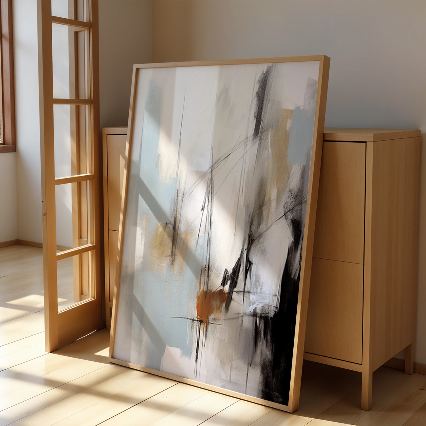 Abstract Artwork in a Lifestyle Setting