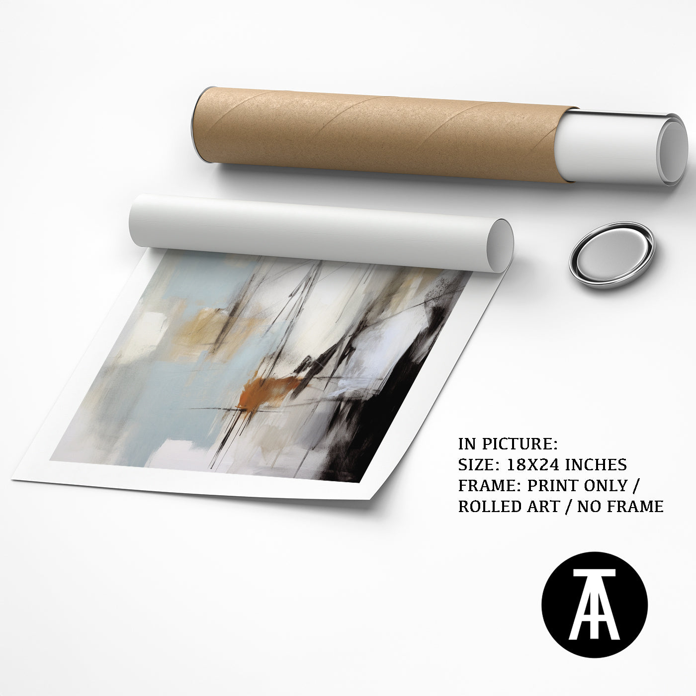 Artwork as Print Only or Rolled Art