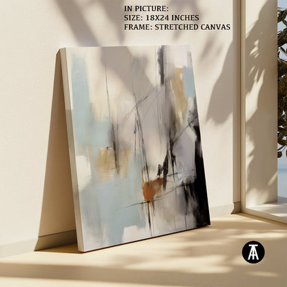 Artwork in Natural Wood Frame