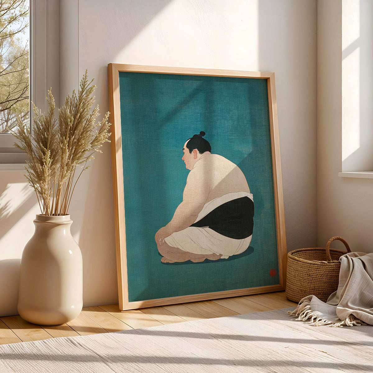 Japanese Painting in a Lifestyle Setting