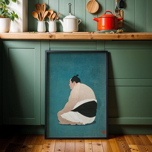 Japanese Artwork in a Lifestyle Setting