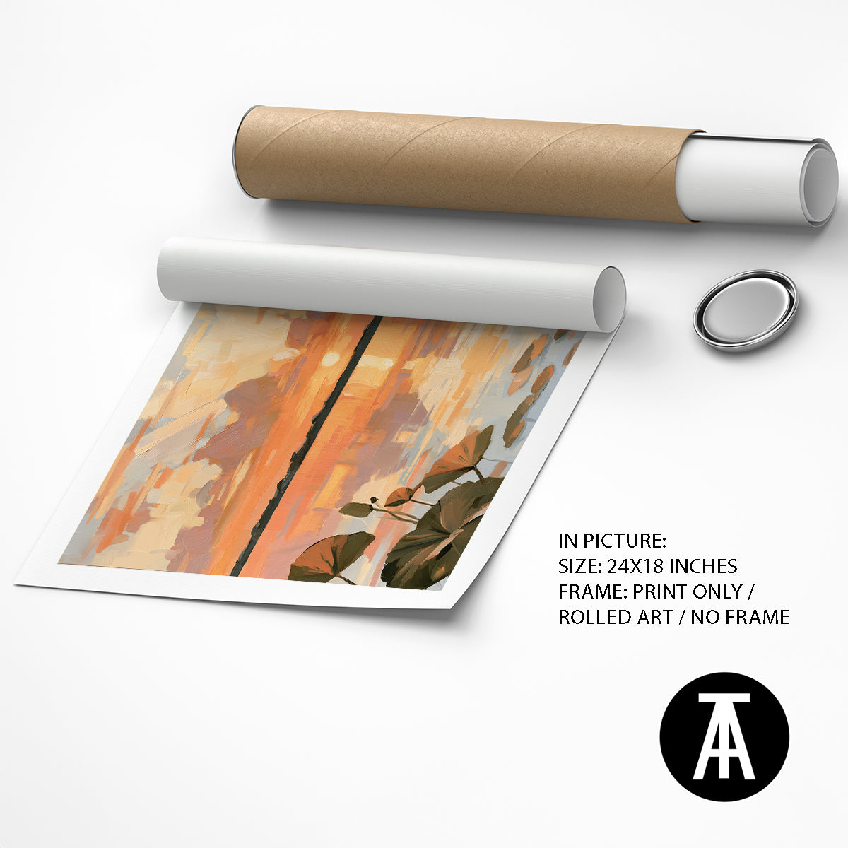 Artwork as Print Only / Rolled Art