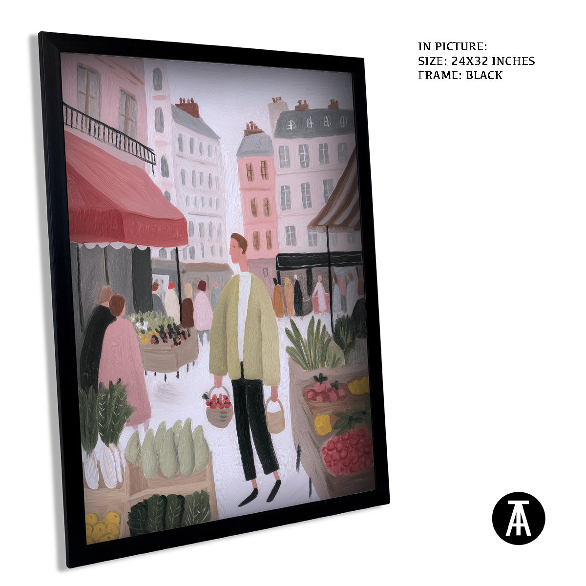 Artwork in Black Frame