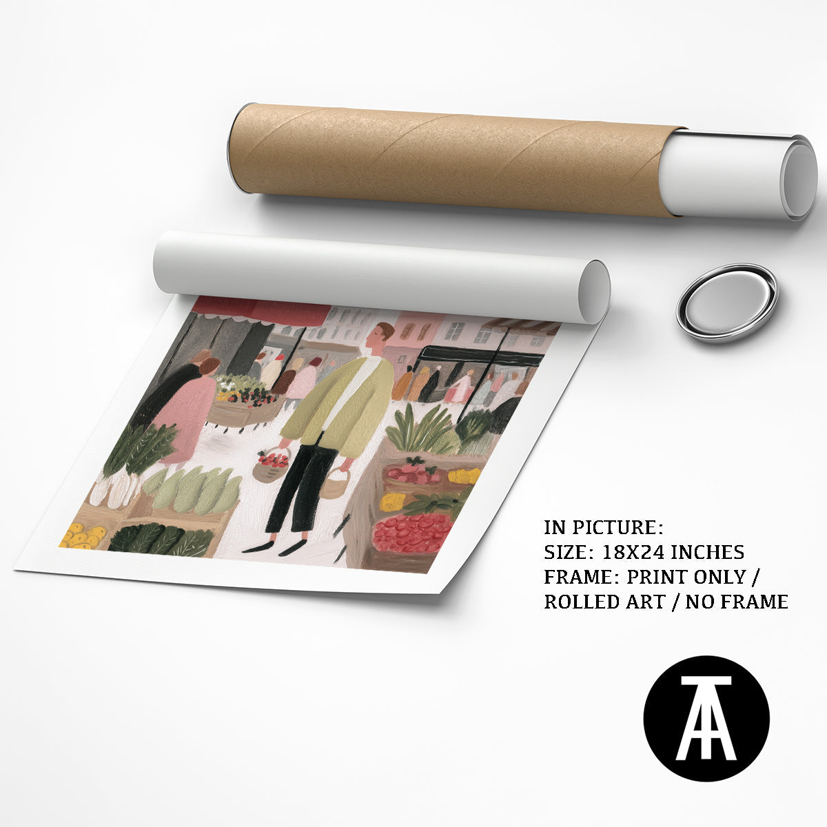 Artwork as Print Only or Rolled Art