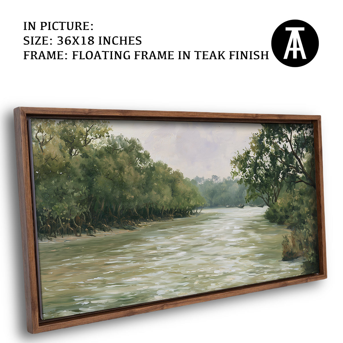 Artwork in Floating Frame