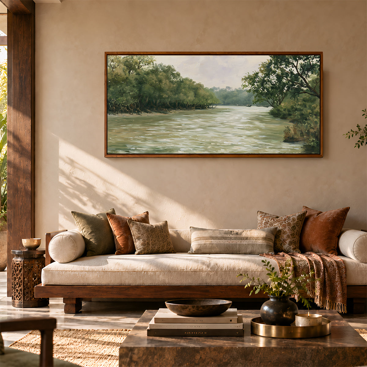 Indian Artwork in a Lifestyle Setting