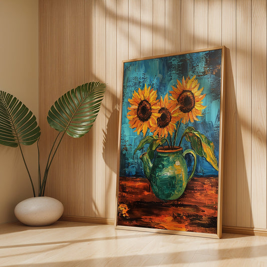 Floral Painting in a Lifestyle Setting