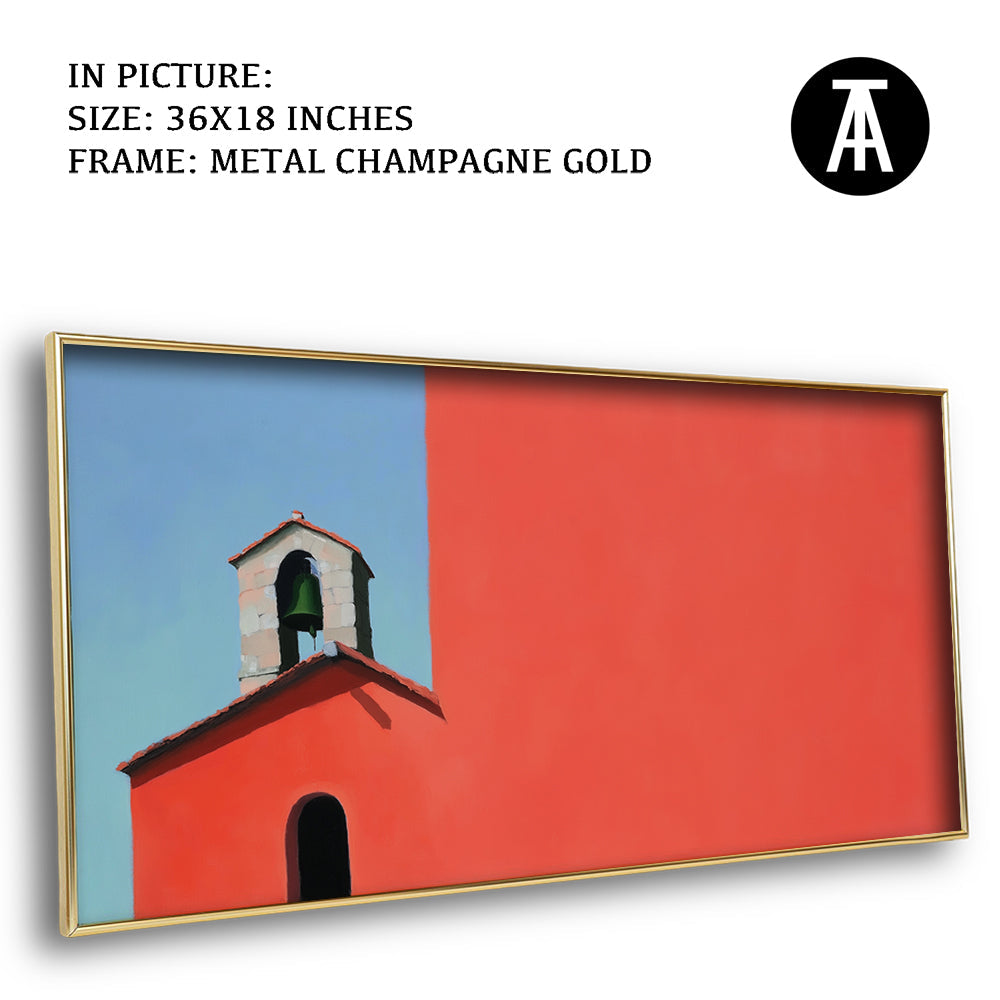 Artwork in Metal Champagne Gold Frame