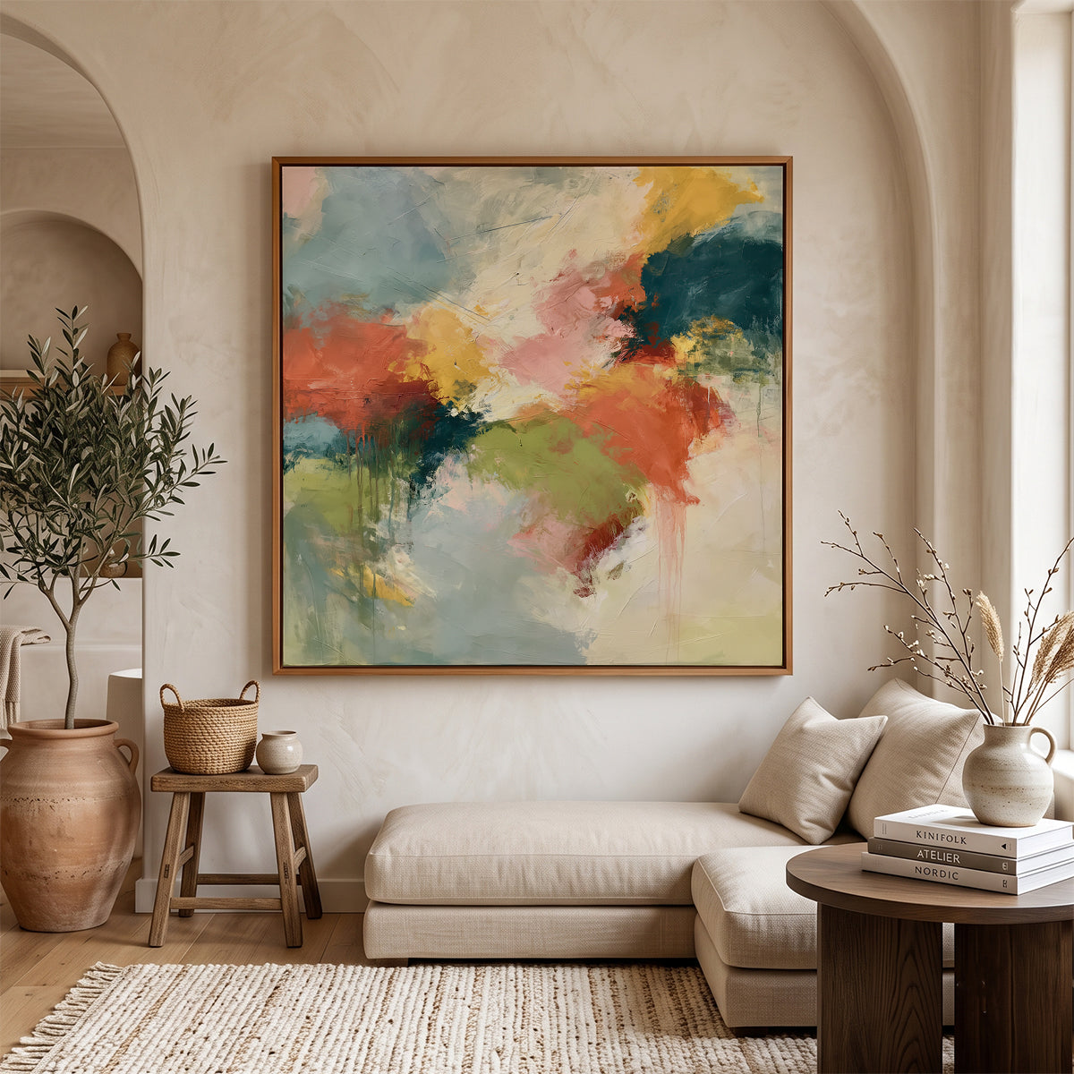 Abstract Art in a Lifestyle Setting