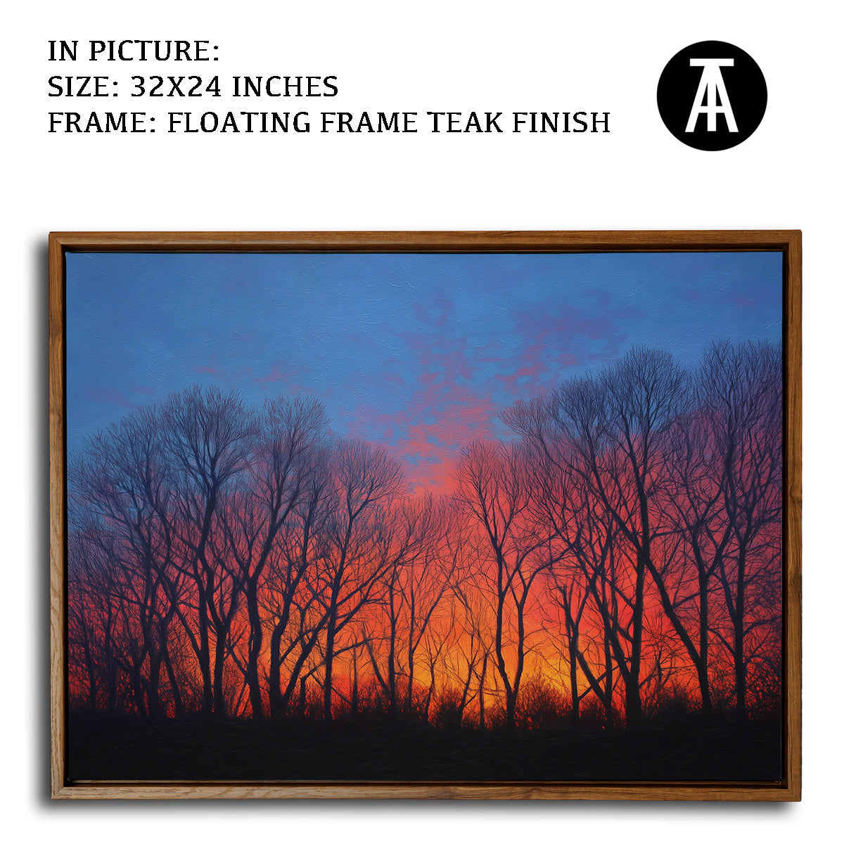 Artwork in Floating Frame