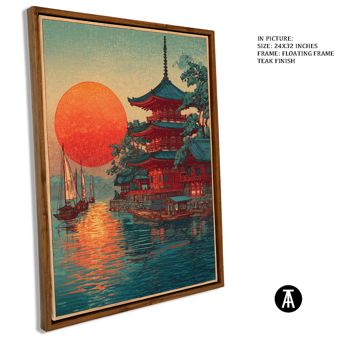 Artwork in Floating Frame