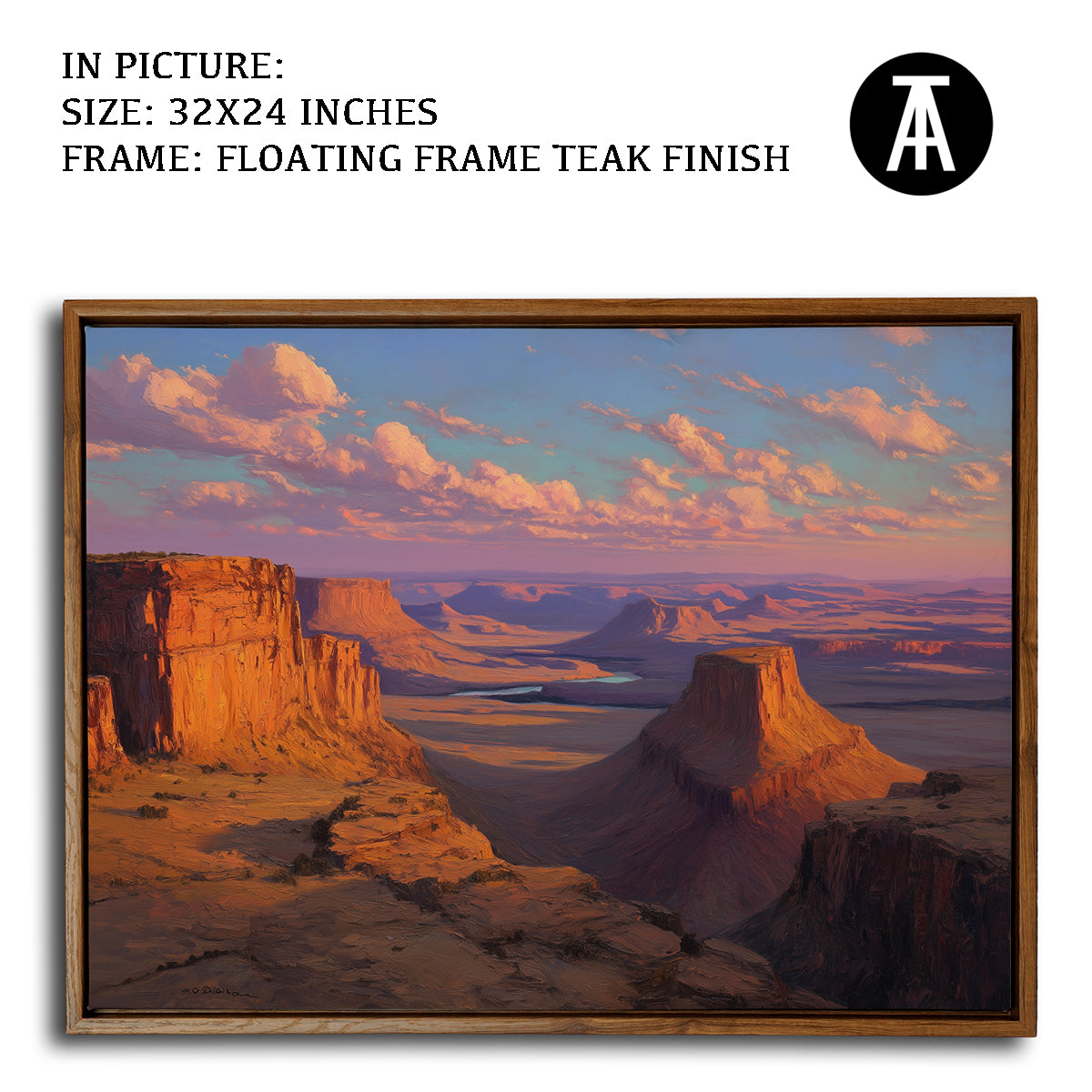 Artwork in Floating Frame