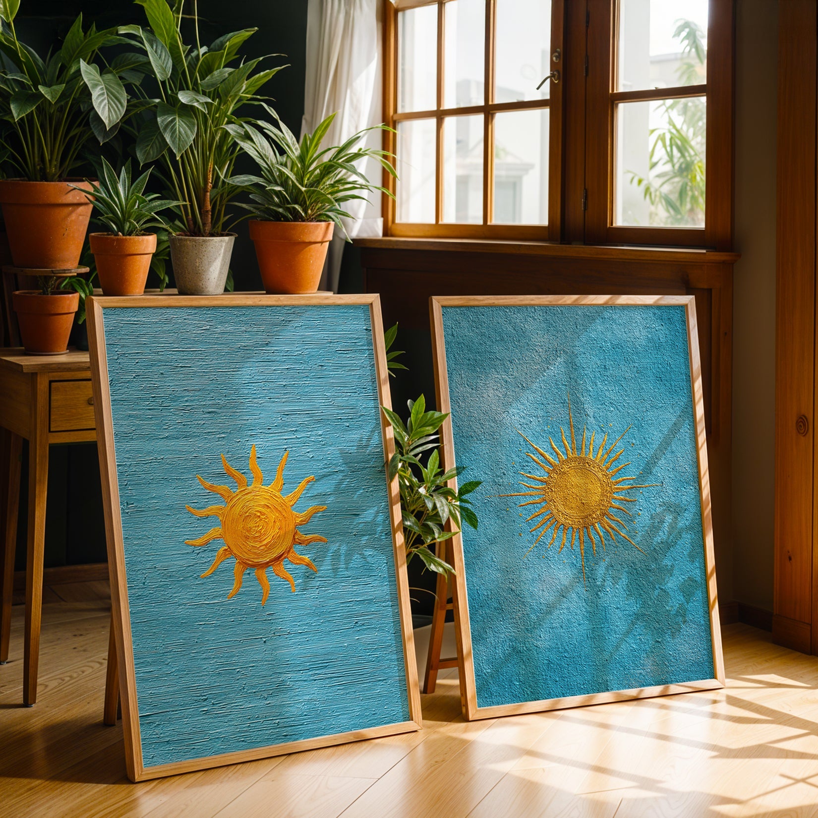 Heritage Indian Painting in a Lifestyle Setting