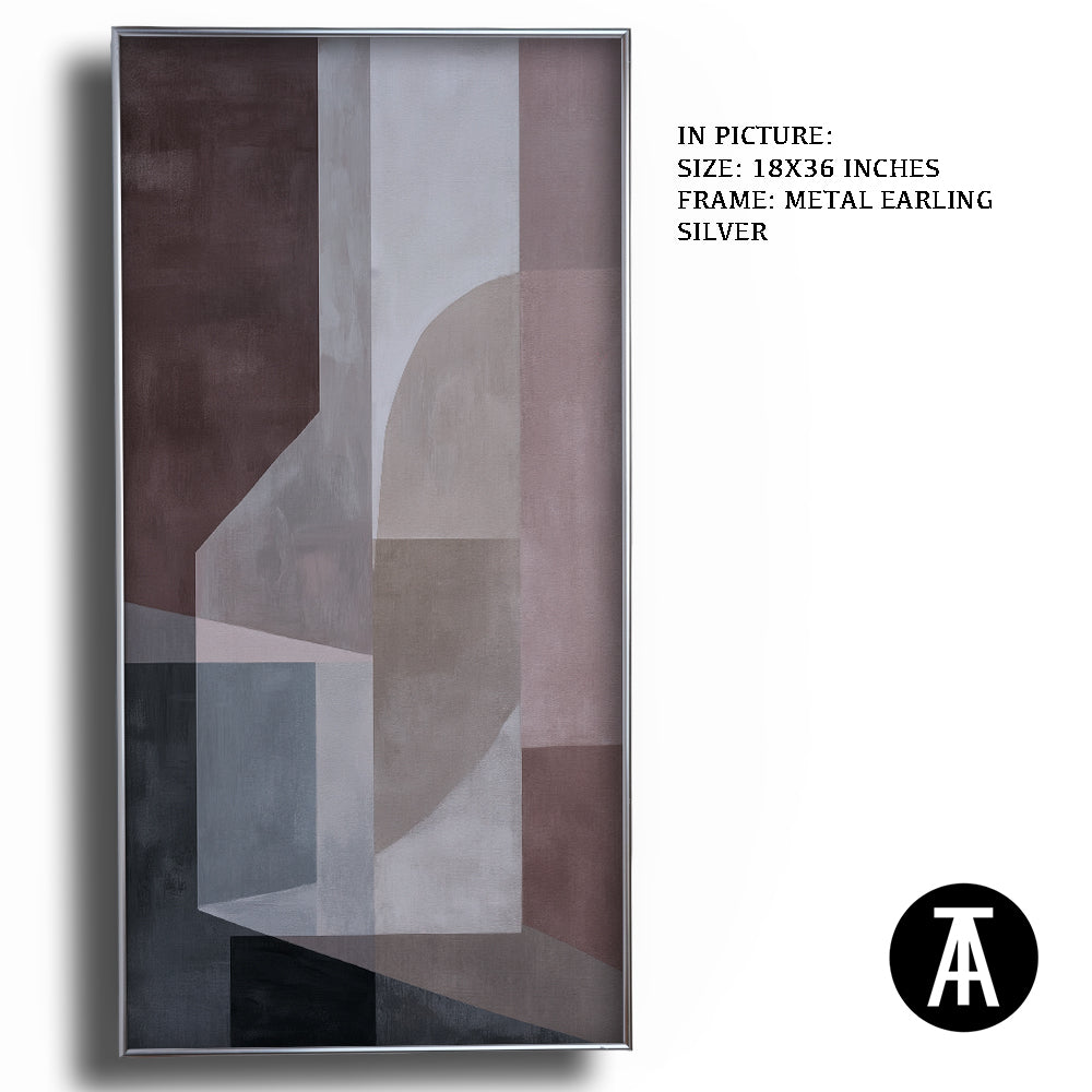 Artwork in Metal Earling Silver Frame