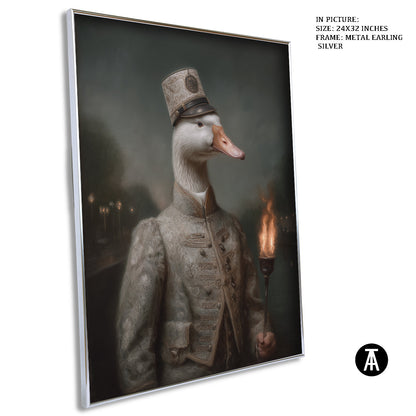 Artwork in Metal Earling Silver Frame