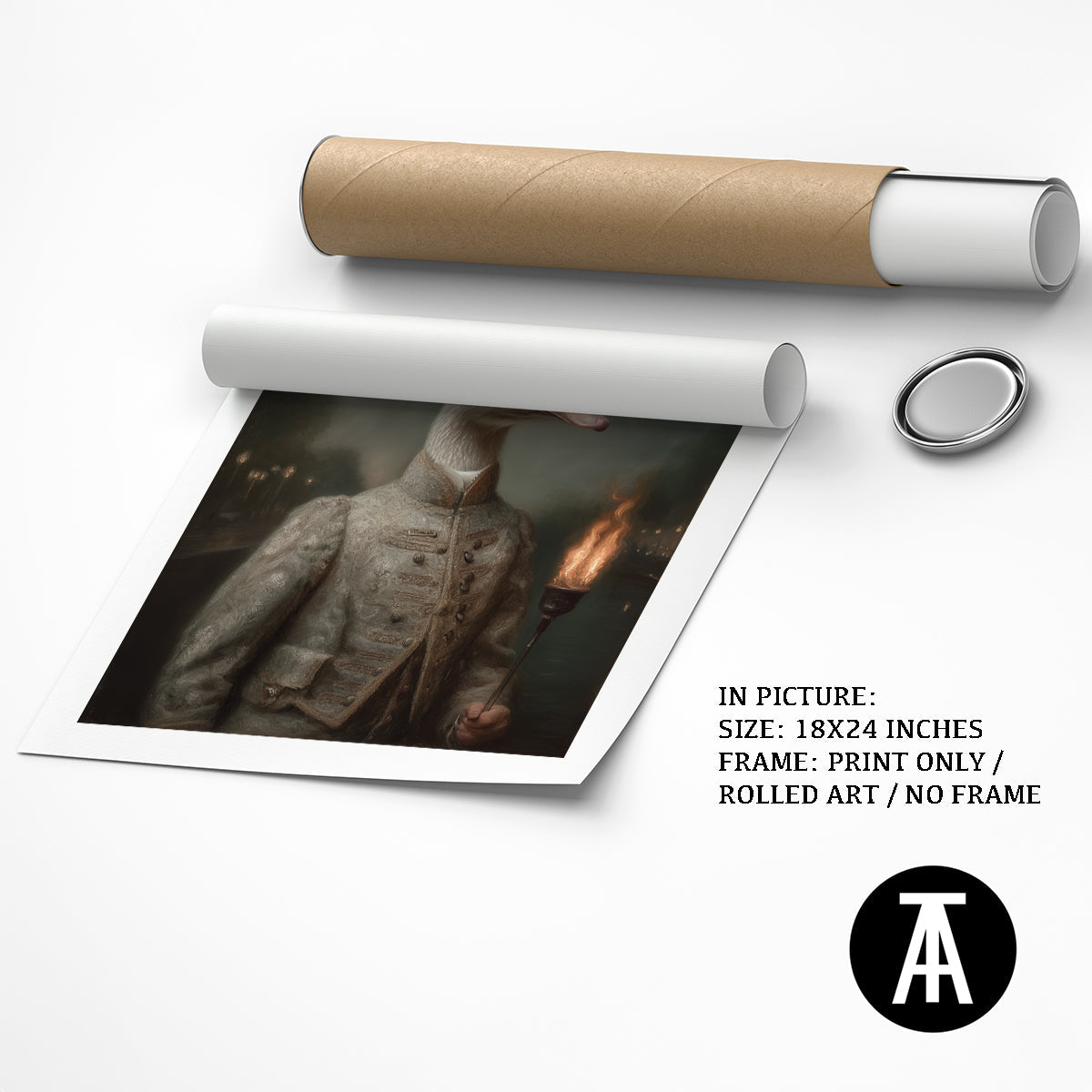 Artwork as Print Only or Rolled Art