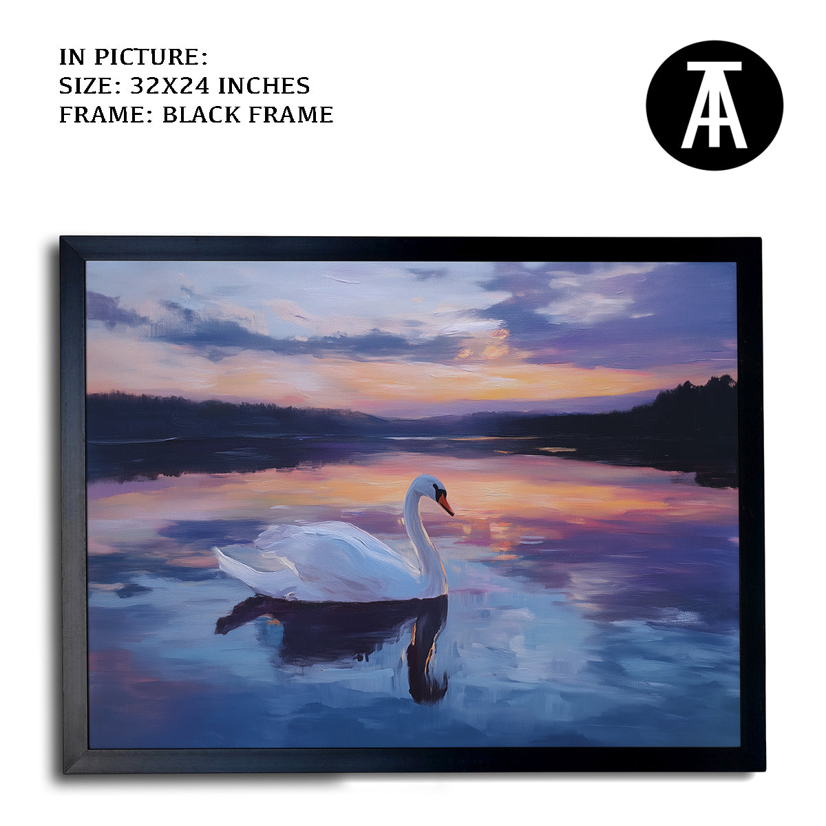 Artwork in Metal Earling Silver Frame