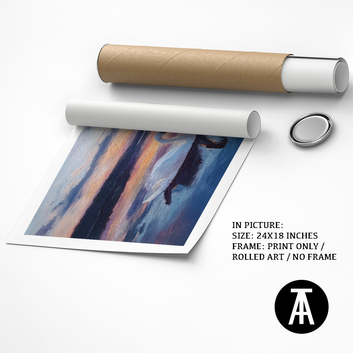 Artwork as Print Only or Rolled Art