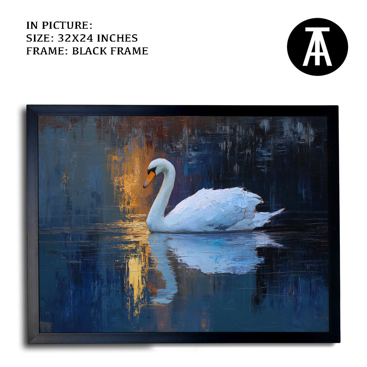 Artwork in Metal Earling Silver Frame