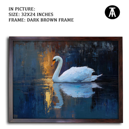 Artwork in Metal Champagne Gold Frame