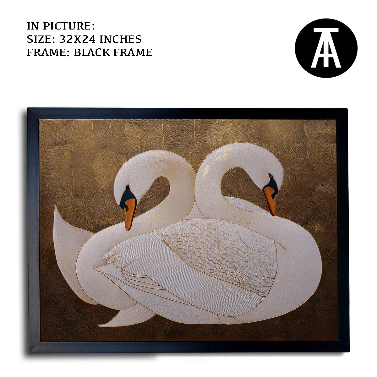 Artwork in Metal Earling Silver Frame