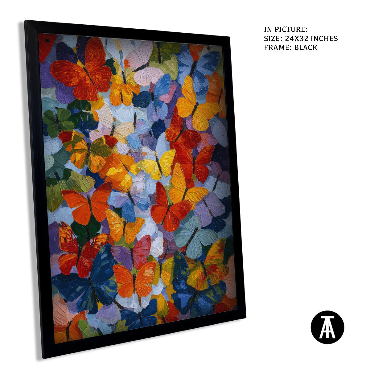 Artwork in Metal Earling Silver Frame