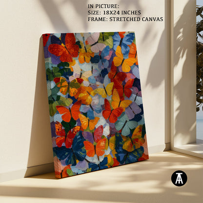 Artwork in Natural Wood Frame