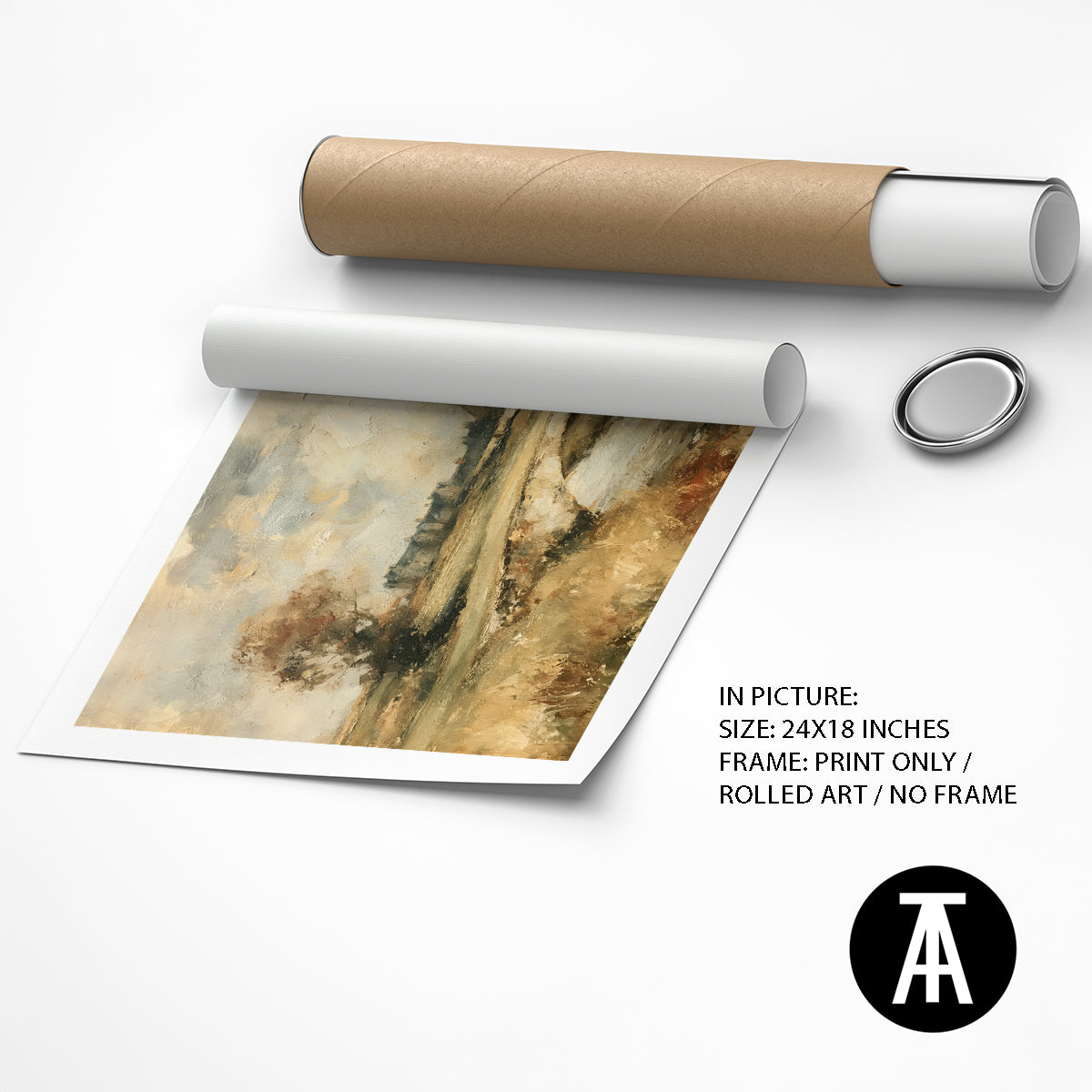 Artwork as Print Only or Rolled Art