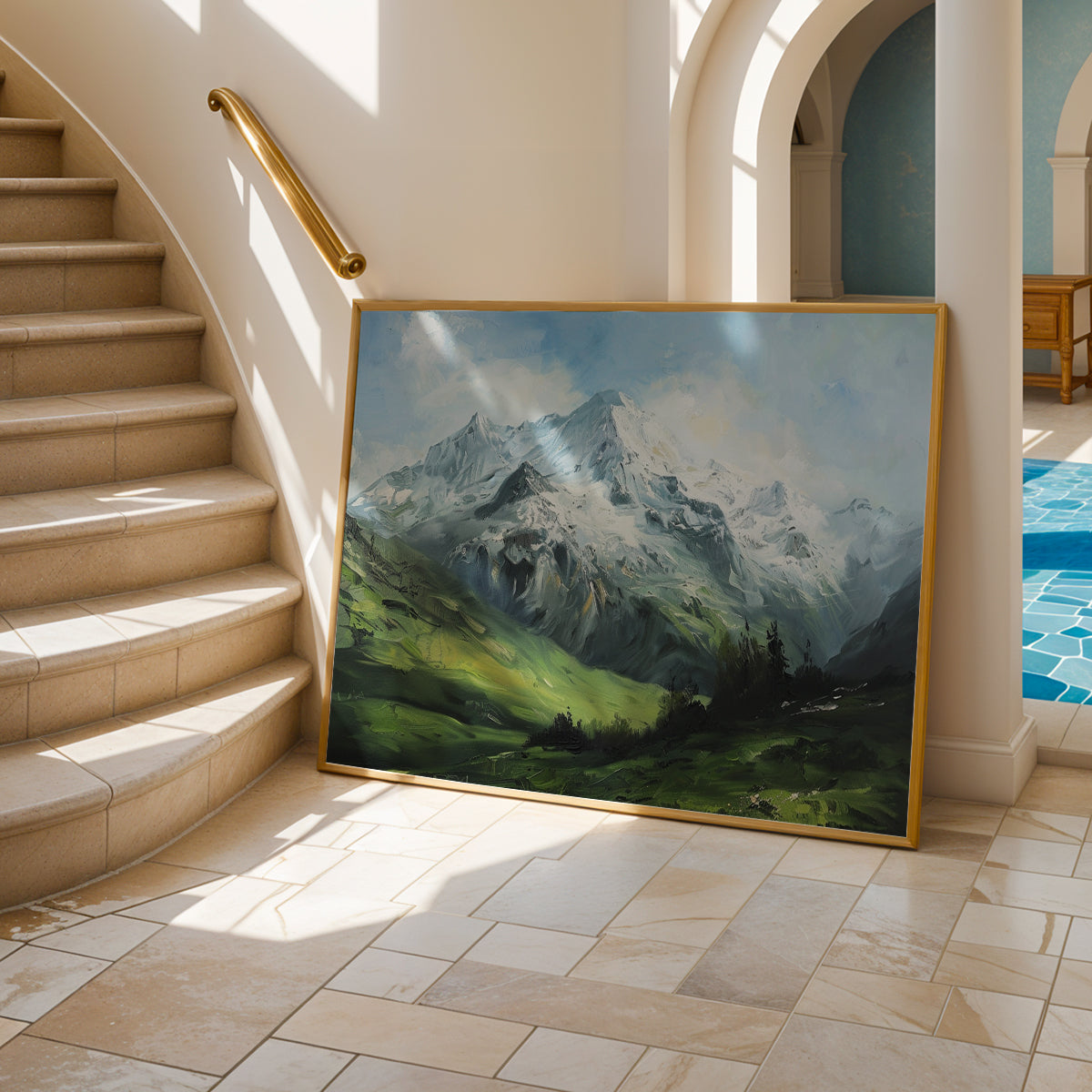 Indian Painting in a Lifestyle Setting