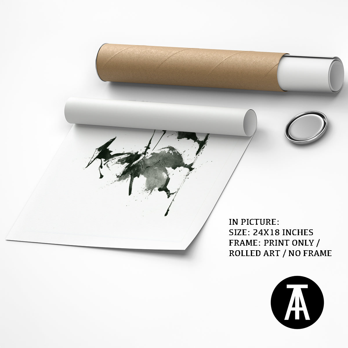 Artwork as Print Only or Rolled Art