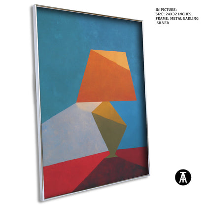 Artwork in Metal Earling Silver Frame