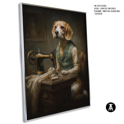 Artwork in Metal Earling Silver Frame