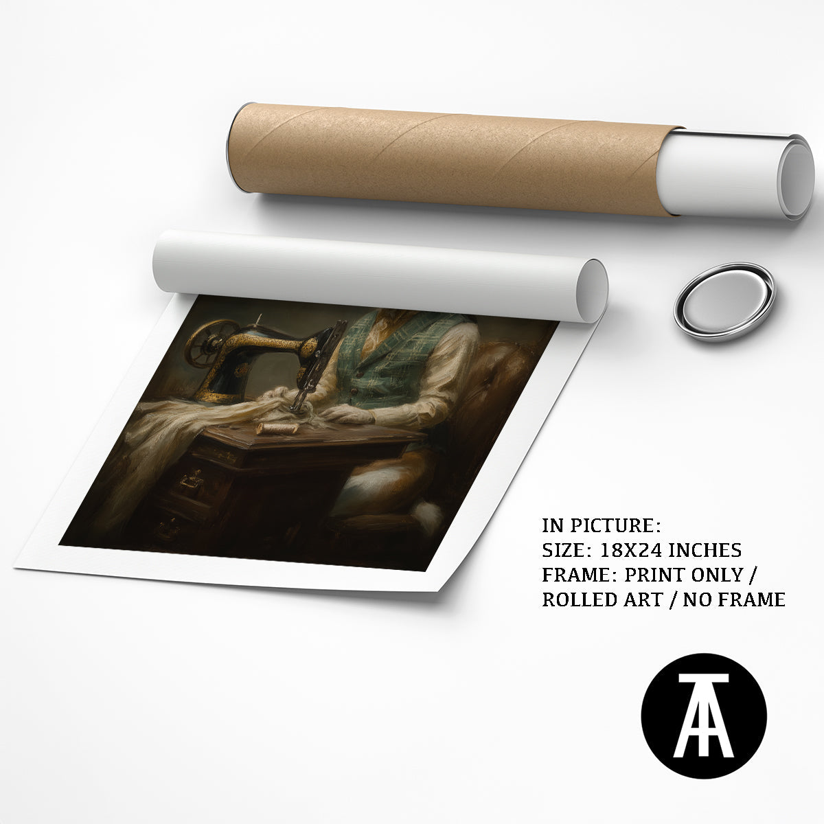 Artwork as Print Only or Rolled Art