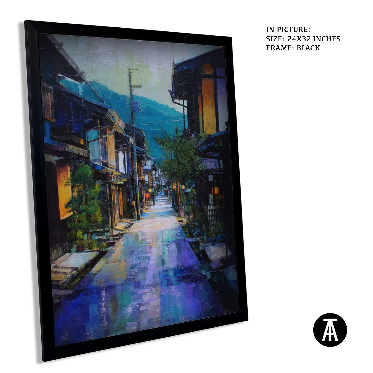 Artwork in Metal Earling Silver Frame