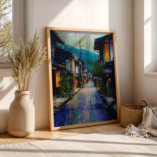 Japanese Painting in a Lifestyle Setting