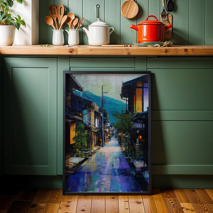 Japanese Artwork in a Lifestyle Setting