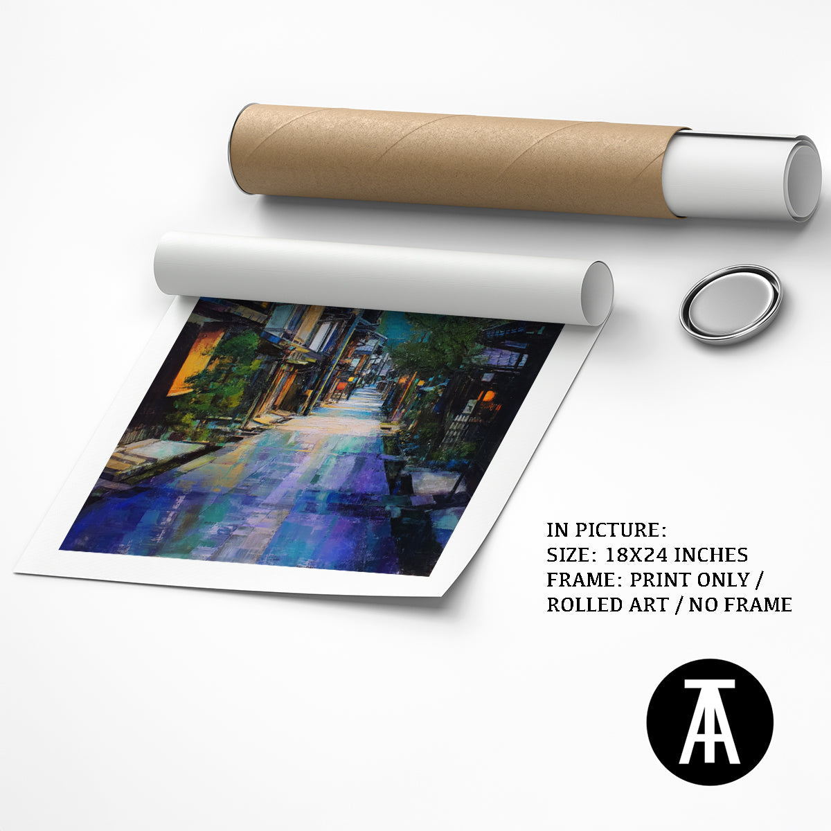 Artwork as Print Only or Rolled Art