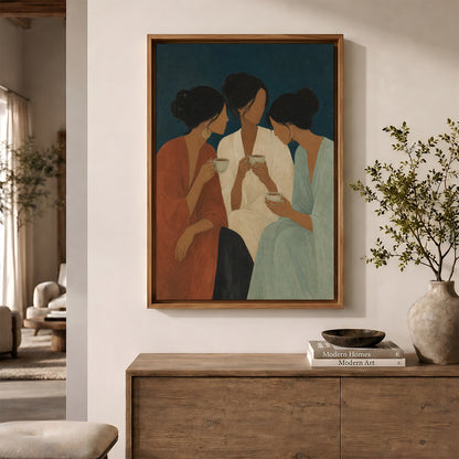 Painting in a Lifestyle Setting