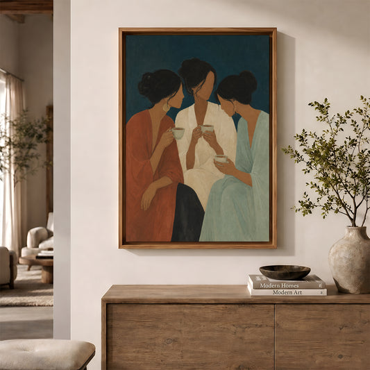 Painting in a Lifestyle Setting