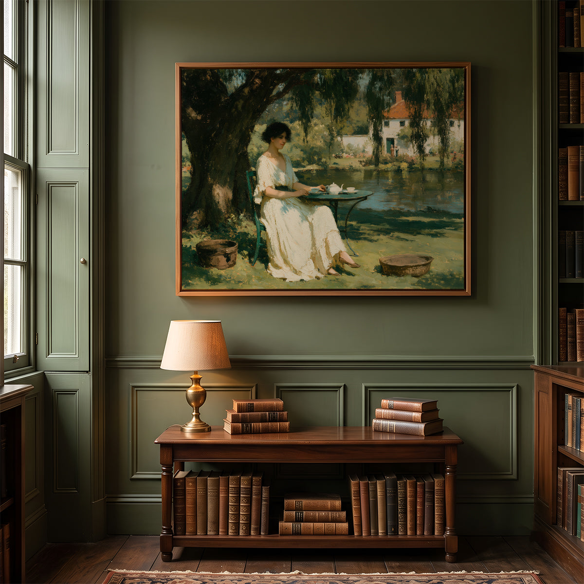 Painting in a Lifestyle Setting