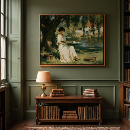 Painting in a Lifestyle Setting