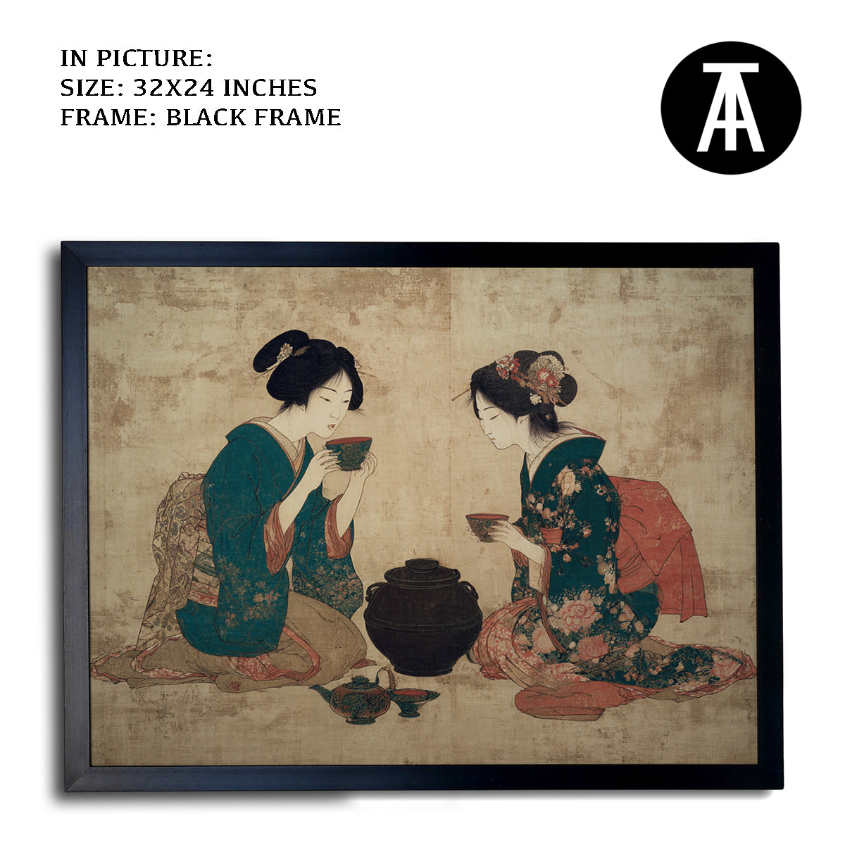 Artwork in Metal Earling Silver Frame